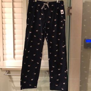 NWT GAP men’s lounge pants size Med 32-34 dog 🐶